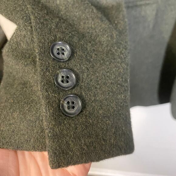 Stanley Blacker Dark Olive Green 100% Camel Hair Sportscoat Jacket SZ XL/42 ** - Picture 7 of 15